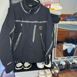 Black utility jacket